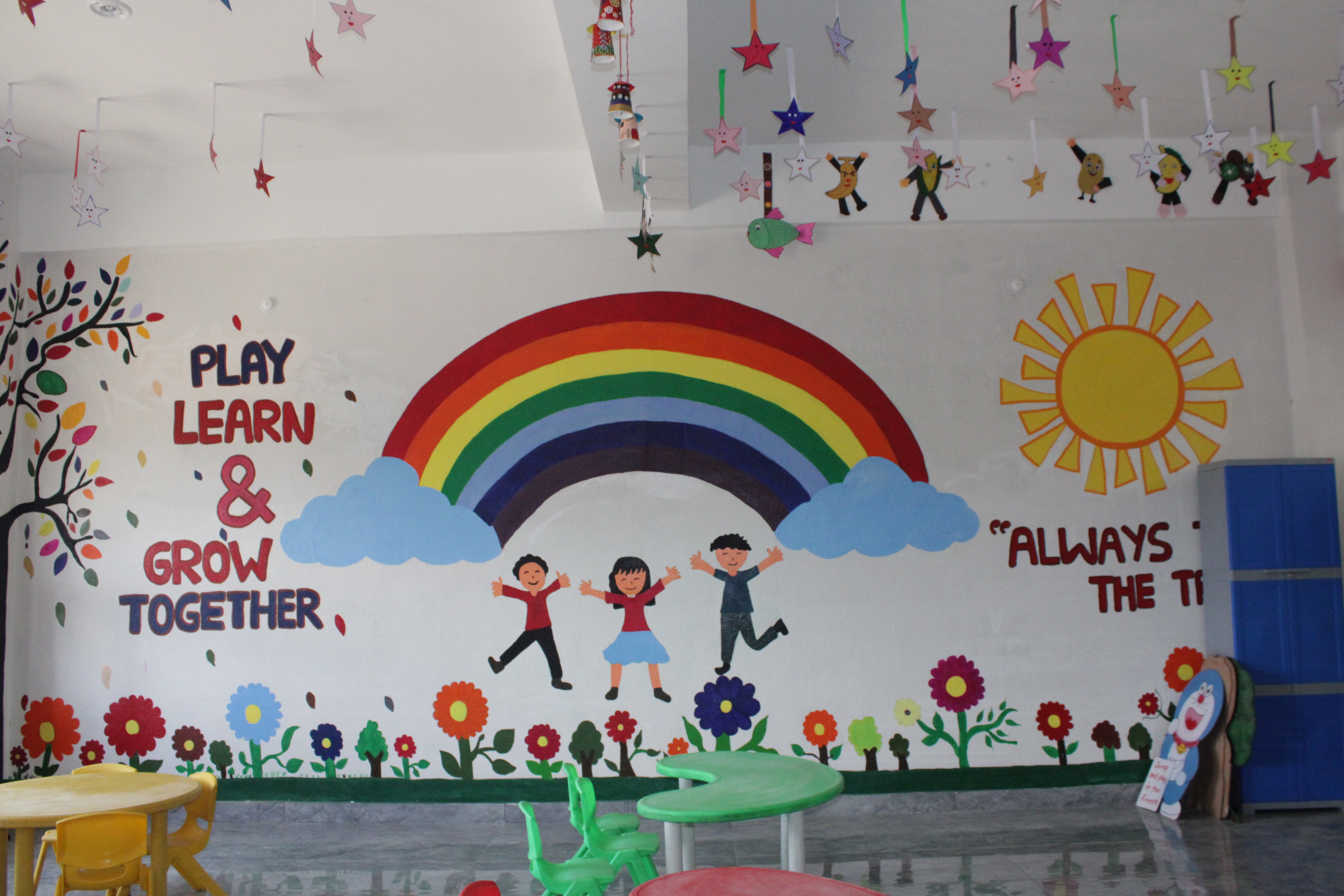 Rainbow Wall Mural